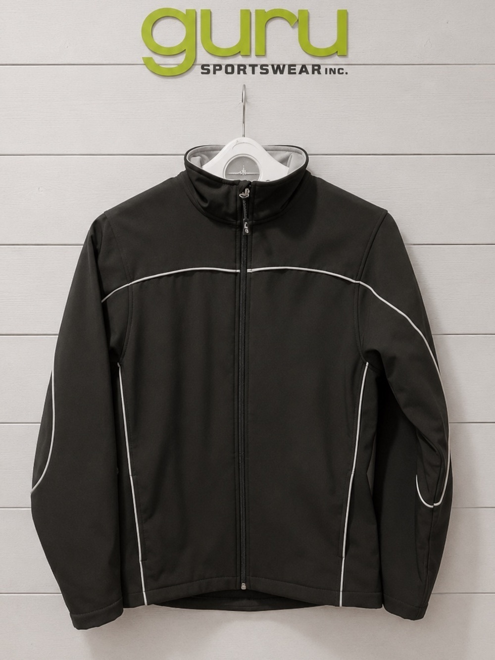 GURU Black Softshell Jacket Size S
